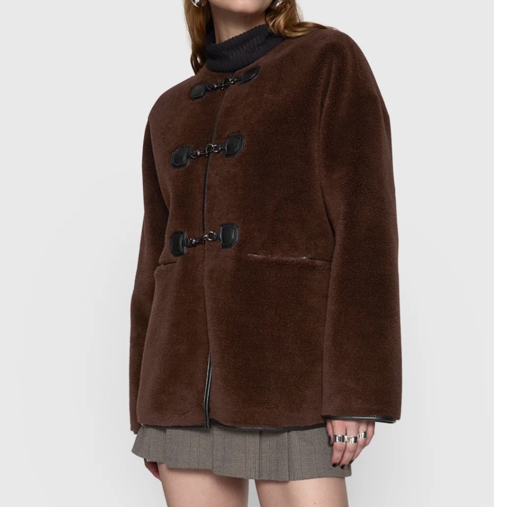 NWT Rebecca Minkoff Brown Toggle Coat